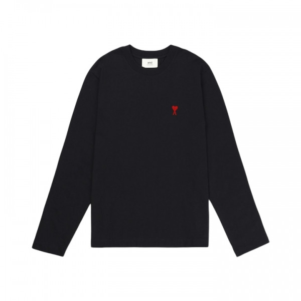◆당일◆25FW 스몰 하트 로고 롱슬리브 블랙 BFUTS235 724 001