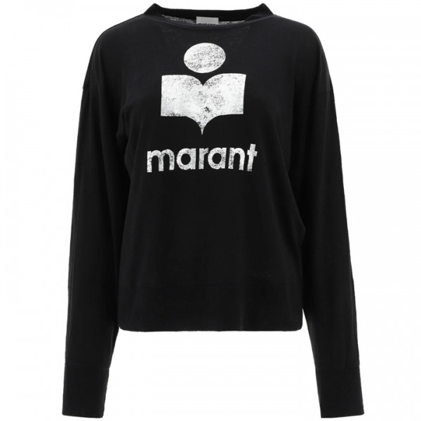 ◆당일◆24FW KLOWIA 로고 린넨 티셔츠 블랙 TS0005FA A1N10E 01BK