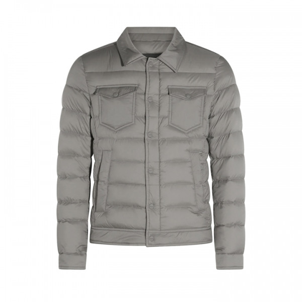 ◆당일◆25FW 라 데님 LA DENIM 패딩 자켓 그레이 PI011ULE 12456Z 9406