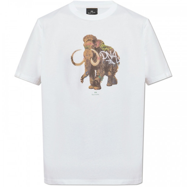 ◆당일◆25SS 메머드 그래피티 레귤러핏 티셔츠 화이트 M2R 011R PP5081 01