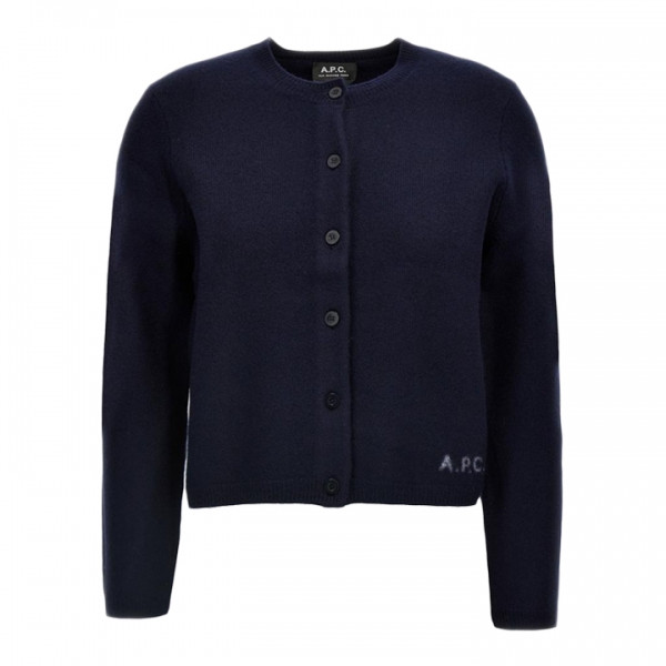 ◆당일◆25FW 밀라 MILA 로고 가디건 네이비 WVBDK F22301 IAK