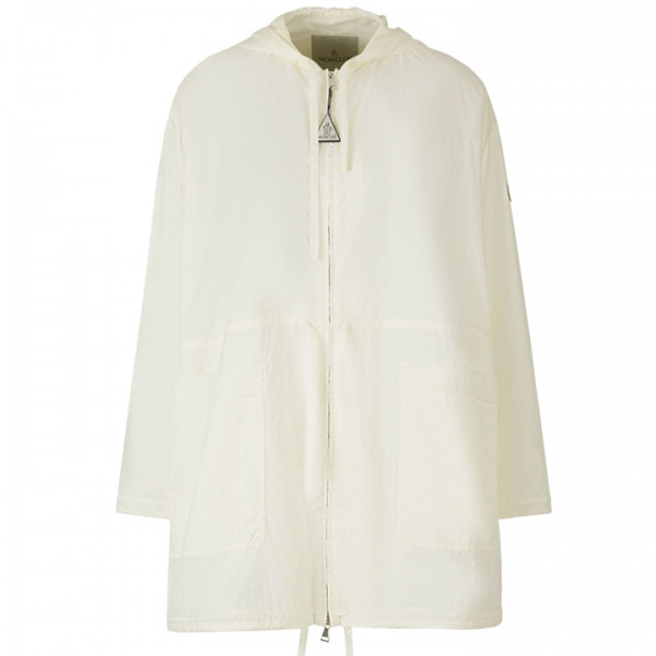 ◆당일◆23FW SUIR 로고 패치 레인 후드 자켓 아이보리 1A001 38 M2760 034