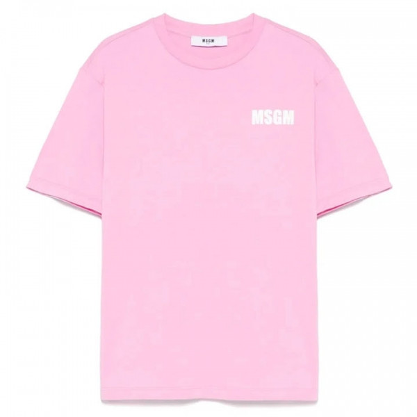 ◆키즈◆25SS 여성 로고 프린트 티셔츠 핑크 S5MSJUTH066 MS003