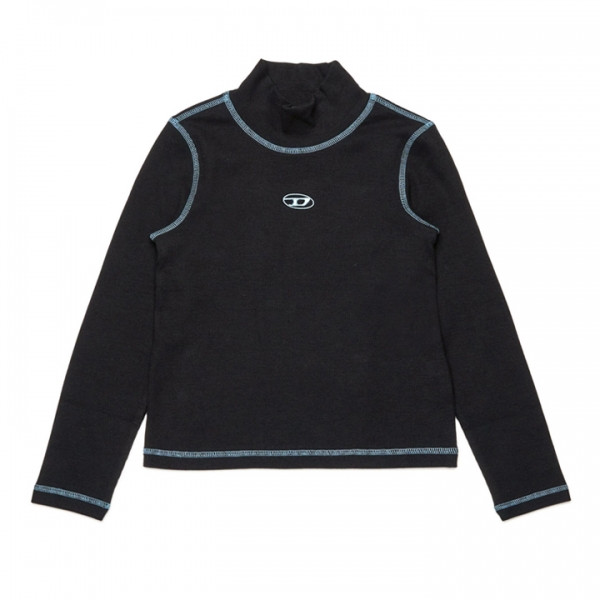 ◆키즈◆24FW 여성 스티치 티셔츠 블랙 J02005 0EJAI K900
