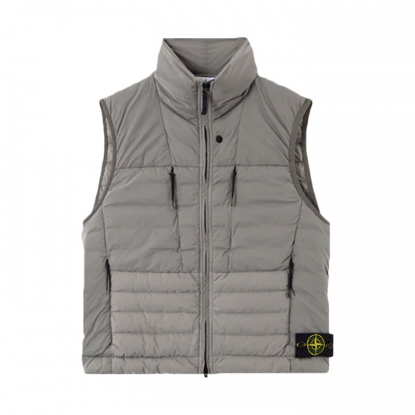 ◆당일◆25FW 와펜 심리스 터널 나일론 패딩 베스트 그레이 K2S15 G100004 S0183 V006B