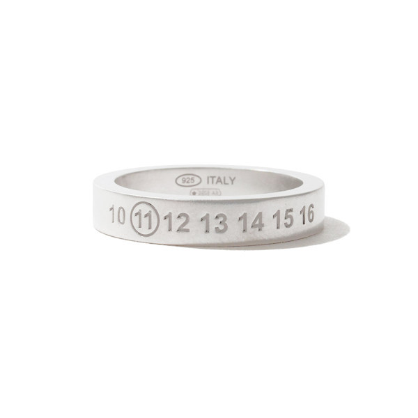 26SS 뉴메리컬 4MM 링 실버 SM1UQ0119 P8863 101