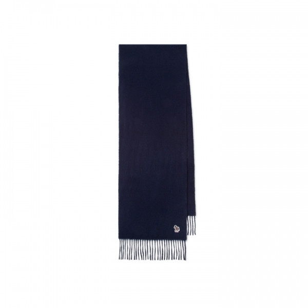 ◆당일◆26SS 지브라 로고 패치 울 머플러 네이비 M1A 150K PZEBRA 47