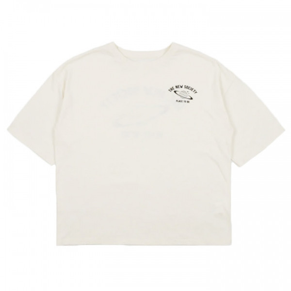 ◆키즈◆24FW 키즈 로고 티셔츠 바닐라크림 SATURNO T-SHIRT VANILLA CREAM
