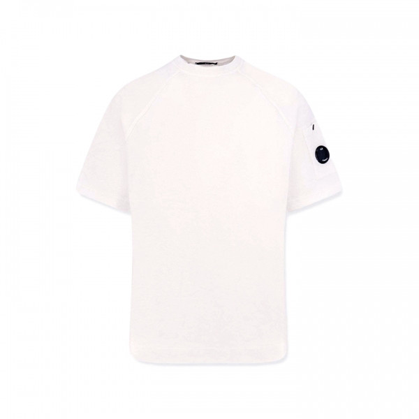 ◆당일◆26SS 렌즈 와펜 라이프 플리스 반팔 티셔츠 화이트 20CMSS034A 002246G 103