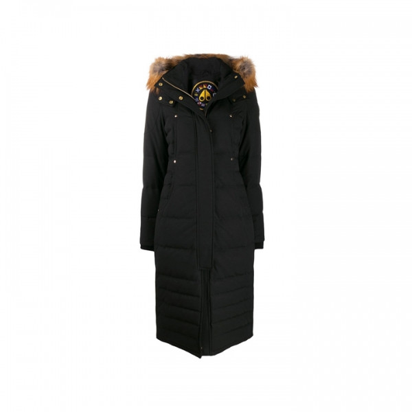◆14주년◆에쿨 ECOOLE 폭스퍼 롱 패딩 자켓 블랙 M39LP260G 294