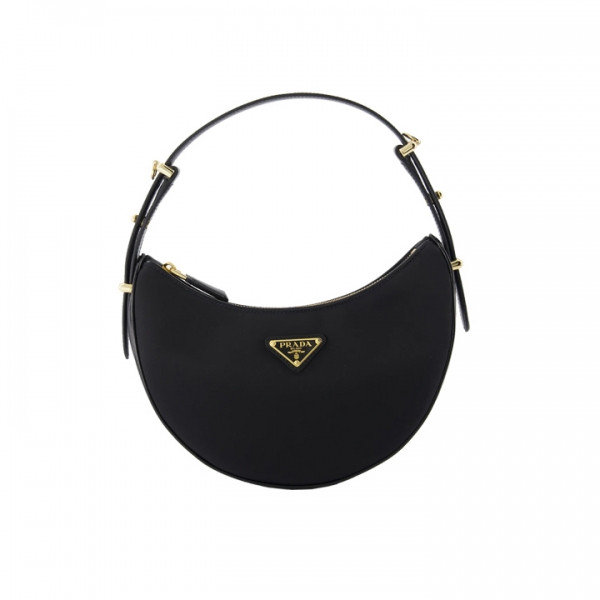 ◆당일◆25FW SACCA 삼각 로고 리나일론 크로스&호보백 블랙 1BC194 R789 F0002