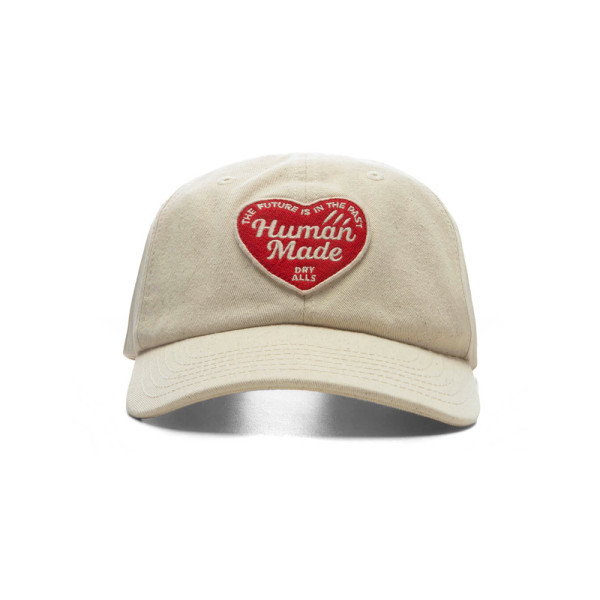 26SS 하트 로고 6패널 트윌 볼캡 화이트 HM31GD018 WHITE