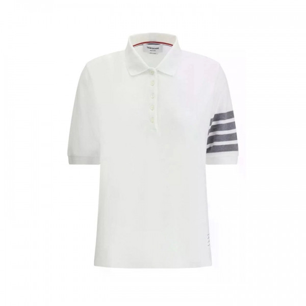 ◆당일◆26SS 사선 숏 슬리브 클래식 폴로 티셔츠 화이트 FJP052G 07976 100