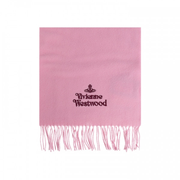◆당일◆25FW ORB 로고 자수 머플러 핑크 81030007 W00Q7 G401