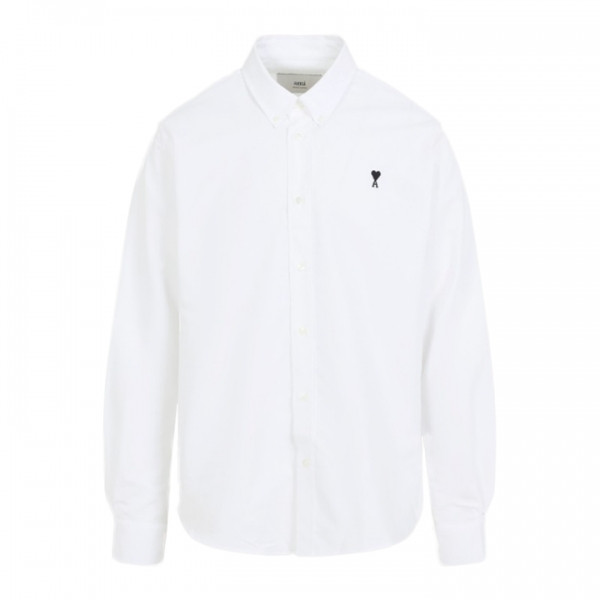 ◆당일◆25FW 하트 로고 자수 클래식 셔츠 화이트 HSH763 CO0031 168