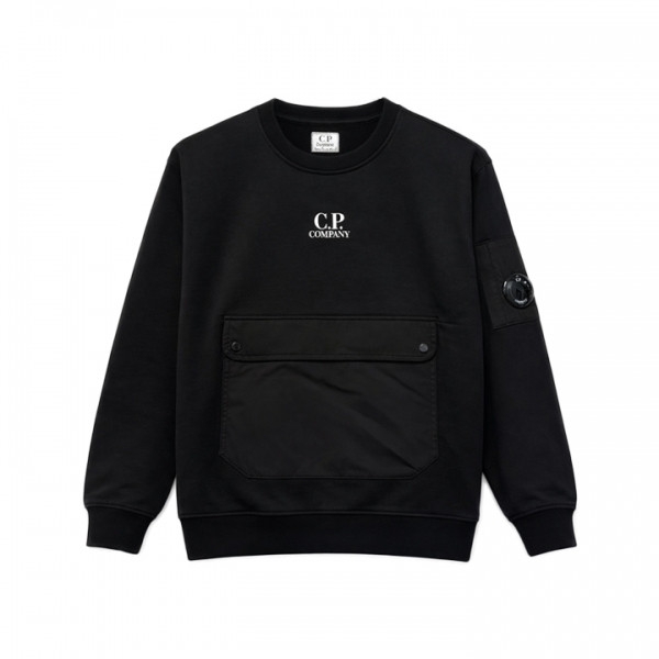 ◆키즈◆키즈 렌즈 와펜 포켓 맨투맨 블랙 20CKSS060B 00LCC02 999