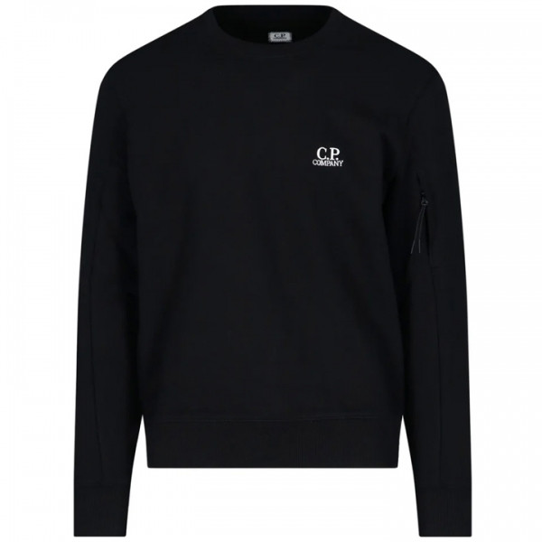 ◆14주년◆체스트 자수 로고 기모 맨투맨 블랙 12CMSS022B 005086W 999