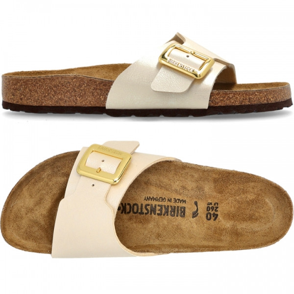 ◆당일◆25SS 카탈리나 쿠션 버클 네로우핏 샌들 펄화이트 1029393 GRACEFUL PEARL WHITE
