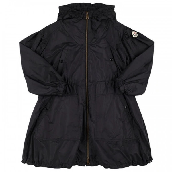 ◆키즈◆25SS 키즈 BESSIE 로고 패치 후드 자켓 블랙 1C000 09 53A5E 999