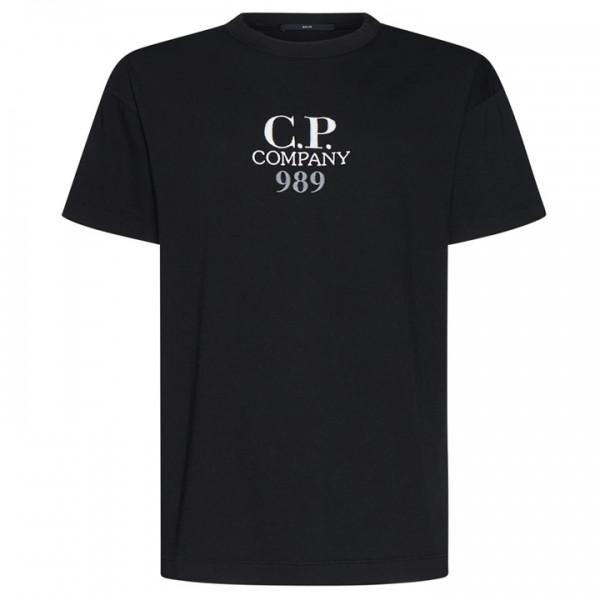 ◆당일◆24SS 로고 자수 티셔츠 블랙 16CMTS231A 005697G 999