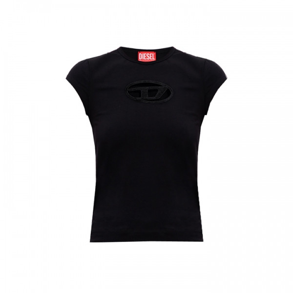 ◆당일◆26SS T ANGIE 컷 아웃 티셔츠 블랙 A06268 0AFAA 9XXA