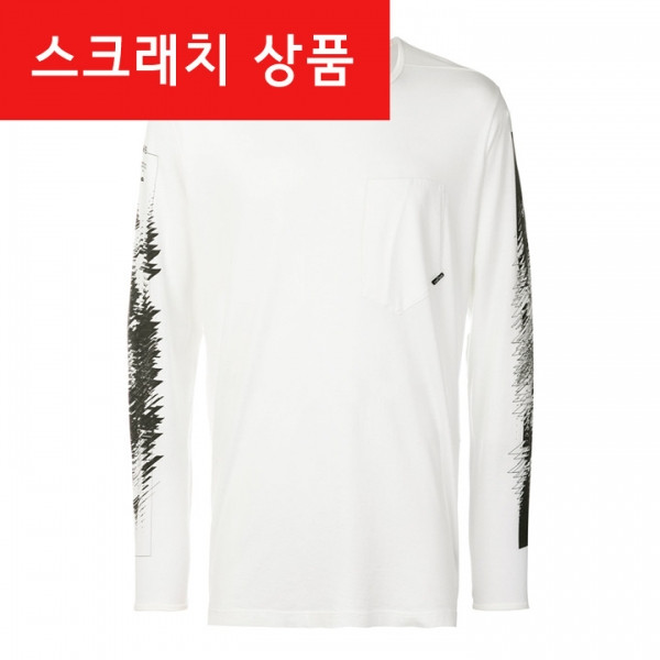 ◆스크래치◆쉐도우 프로젝트 그래픽 롱슬리브 티셔츠 화이트 681920210 V0099