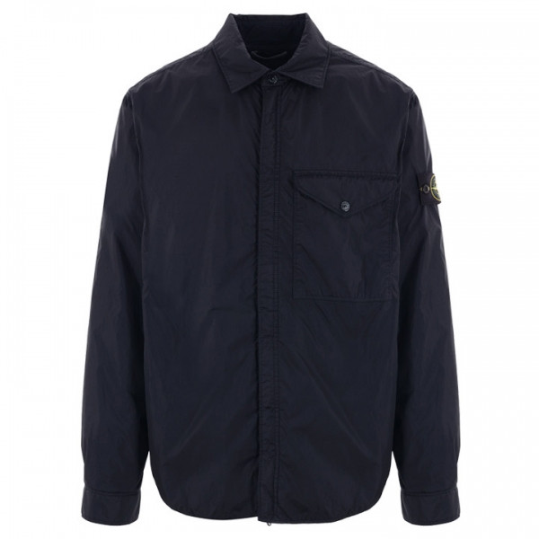 ◆당일◆24FW 와펜 패치 크링클랩스 셔츠 자켓 네이비 8115Q0123 V0020