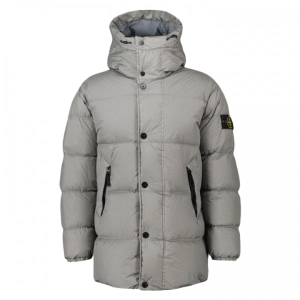 ◆당일◆25FW 와펜 가먼트다이 크링클랩스 후드 패딩자켓 그레이 K2S15 4100012 S0A23 V006B