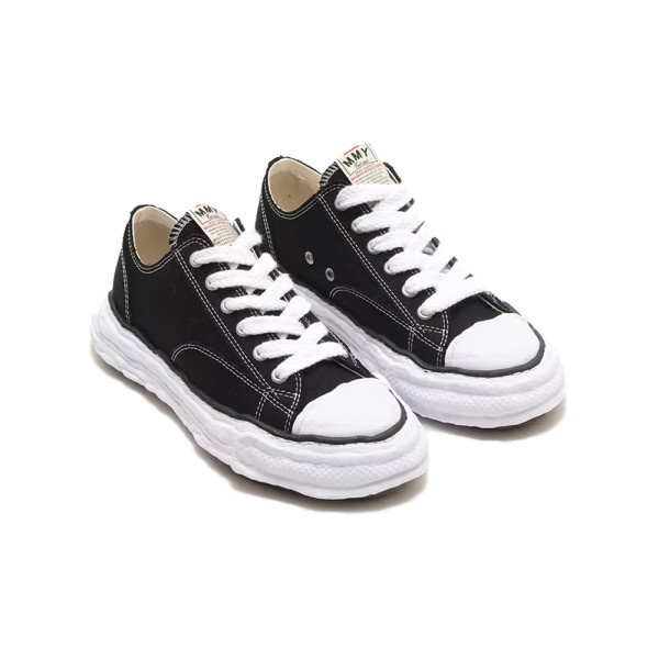 26SS 피터슨23 OG 솔 캔버스 로우탑 스니커즈 블랙 A11FW702 BLACK