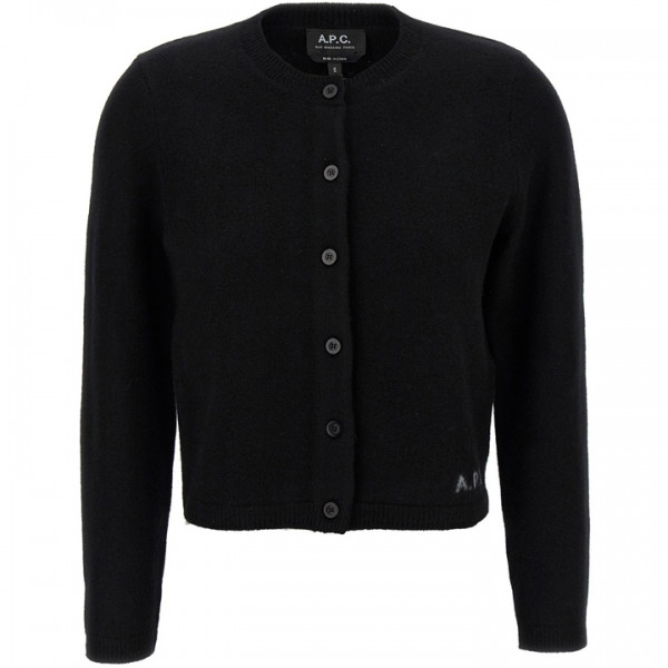 ◆당일◆25FW 밀라 MILA 로고 가디건 블랙 WVBDK F22301 LZZ