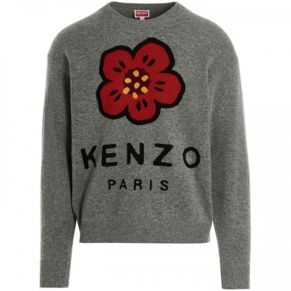 ◆당일◆22FW 플라워 로고 울 니트 그레이 5PU345 3LD 96