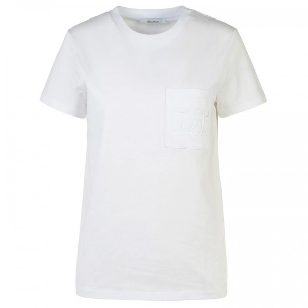 ◆당일◆24FW PAPAIA 포켓 로고 티셔츠 화이트 2421946011 001