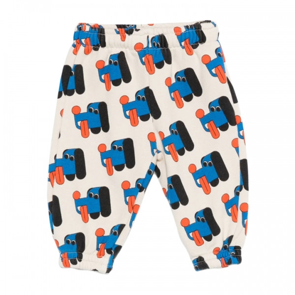 ◆키즈◆25FW 키즈 도그 프린트 조거 스웻팬츠 화이트 B225AC064 199