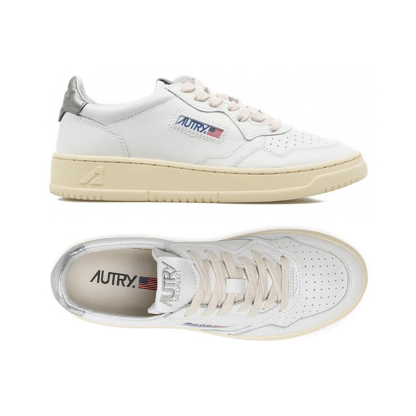26SS 메달리스트 로우탑 스니커즈 화이트/실버탭 AULM LL05