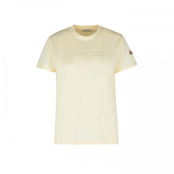 ◆당일◆26SS 로고 패치 티셔츠 아이보리 8C000 21 89AUO 037