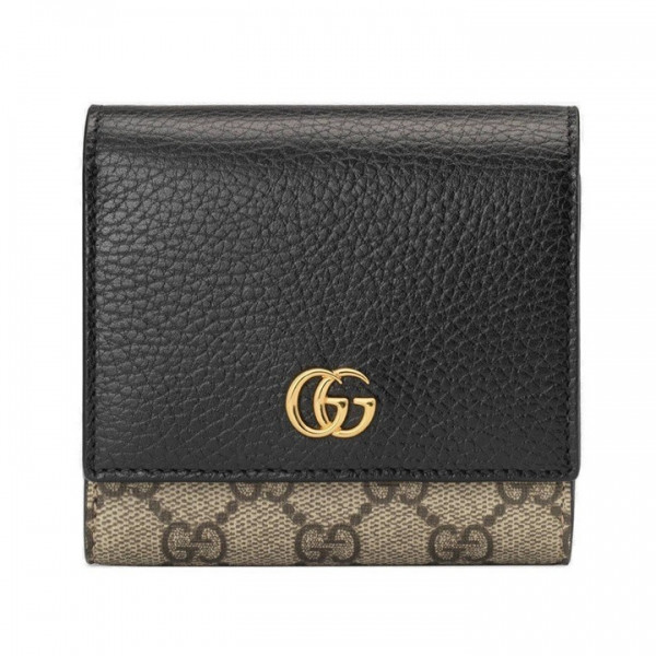 ◆당일◆24FW GG 마몬트 반지갑 블랙/베이지 598587 17WAG 1283