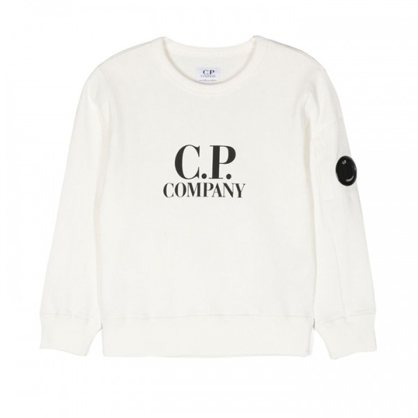◆키즈◆25FW 여성 렌즈 와펜 로고 맨투맨 화이트 19CKSS034C 00LCA76 103