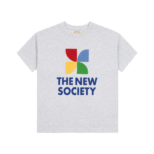 키즈 TNS 로고 반팔 티셔츠 라이트그레이 S26AHB1P467 LIGRM