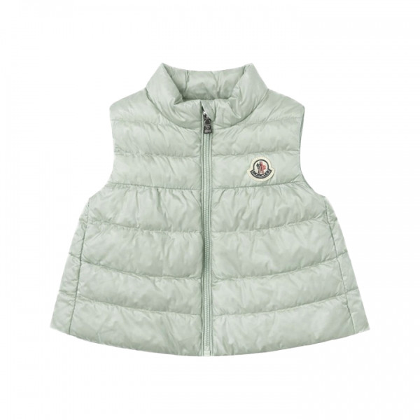 ◆키즈◆키즈 히바 질레 HIVA GILET 로고 패치 패딩 베스트 그린 1A000 19 597YF 91Z
