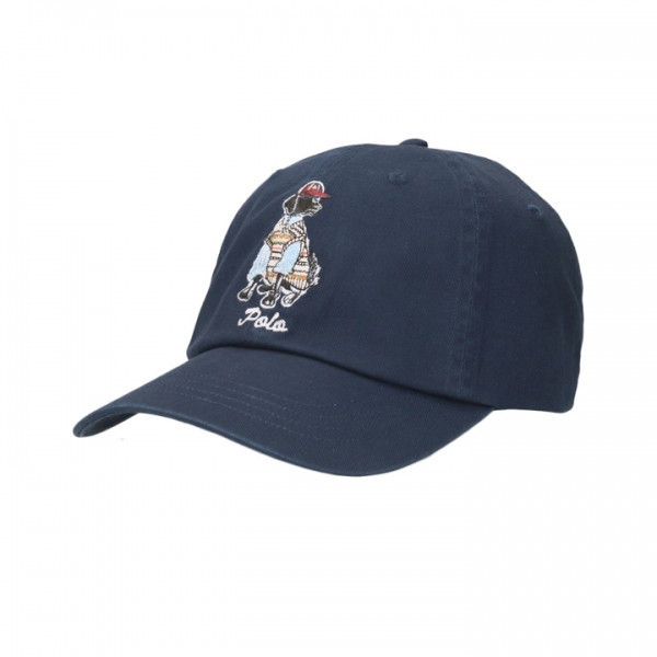 ◆당일◆26SS 도그 로고 자수 캡모자 네이비 710982058 001