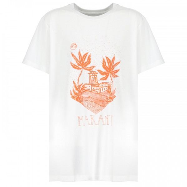◆당일◆23SS 자페르 ZAFFERH 로고 티셔츠 오렌지/화이트 TS0047HA A1N57H ORWH
