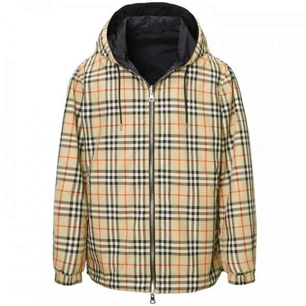 ◆당일◆24FW 리버시블 빈티지 체크 자켓 아카이브베이지/블랙 8027097