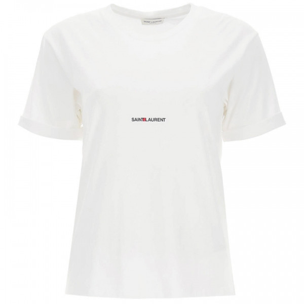 ◆당일◆25SS 로고 프린팅 티셔츠 화이트 460876 YB2DQ 9000