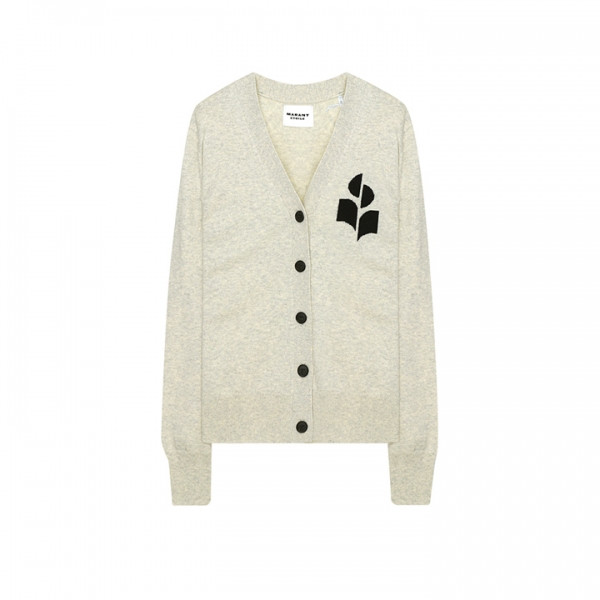 ◆당일◆25FW 노튼 NORTON 로고 가디건 라이트그레이 CA0097FA A1X05E 02LY