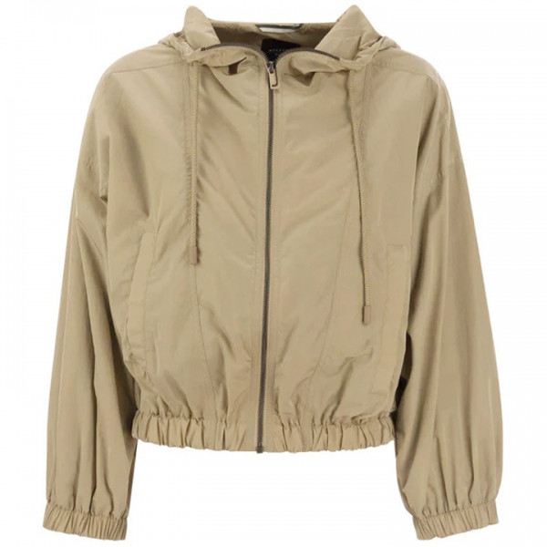◆당일◆23FW MAIELLA 후드 숏 자켓 베이지 2350260439 003