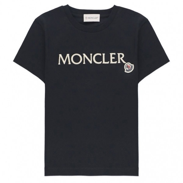 ◆키즈◆25SS 키즈 로고 패치 티셔츠 블랙 8C000 13 89AT9 999