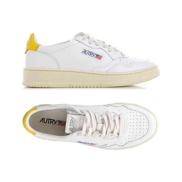 26SS 메달리스트 로우탑 스니커즈 화이트/옐로우탭 AULM LL30