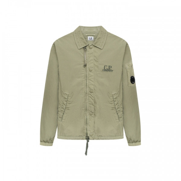 ◆당일◆26SS 렌즈 와펜 크롬 R 로고 집업 코치자켓 모스그레이 20CMOS007A 005904D 610