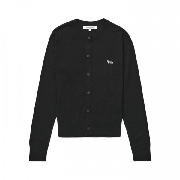 ◆당일◆25FW 여성 베이비 폭스 패치 가디건 블랙 MW00507KT1036 P199
