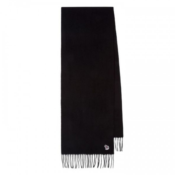 ◆당일◆25SS 지브라 로고 패치 울 머플러 블랙 M2A 150K JZEBRA 79